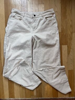 Pact Cream Casual Wide Leg Pants